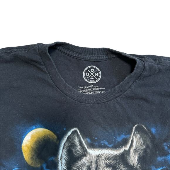 Vintage Wolf Forest Graphic T-Shirt Men's XL 90s - Picture 3 of 5